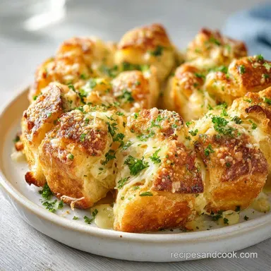 Garlic Parmesan Monkey Bread for 8 Recipe Card