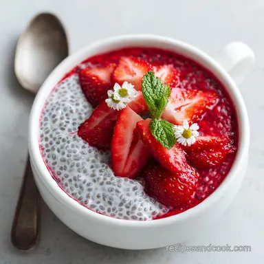 Healthy Chia Pudding Recipe for 2 Servings