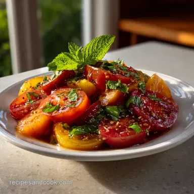 Tomato Salad: Ultimate Flavor in 15 Minutes Recipe Card