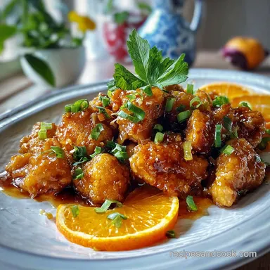 Orange Chicken: Crispy Thighs for 4 Servings