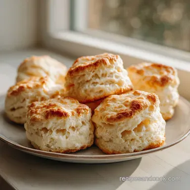 Joanna Gaines Buttermilk Biscuits Recipe for 12 Servings Recipe Card