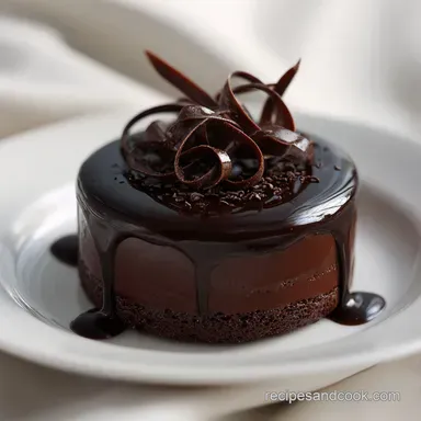 Luxurious Triple Chocolate Mousse Cake: Velvety and Silky Recipe Card