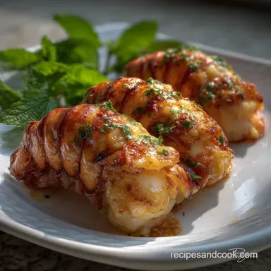 MeltinYourMouth Baked Lobster Tails A Recipe: Velvety Butter Poached Recipe Card