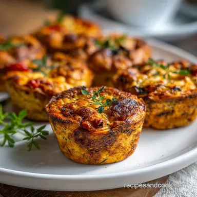 Muffin Tin Meatloaves with Balsamic Glaze in 35 Minutes