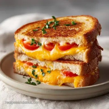 Oven Baked Grilled Cheese in 22 Minutes Recipe Card
