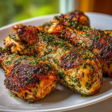 How to Cook Chicken Legs in Oven with Garlic and Herbs: Crispy Baked