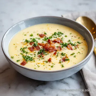 Paula Deen Potato Soup Recipe: Slow-Cooked Creamy Comfort Recipe Card