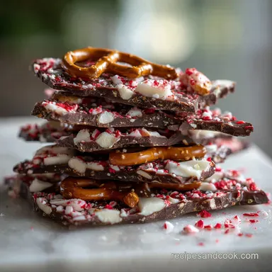 Quick Christmas Dessert with Peppermint Chocolate in 15 Minutes Recipe Card