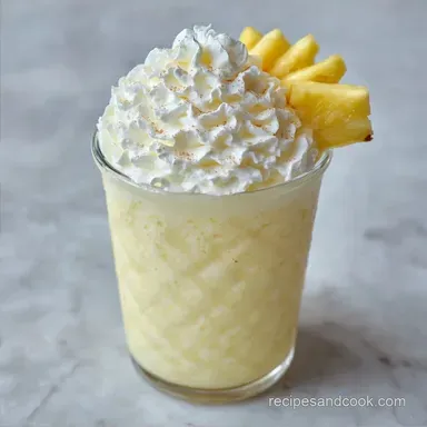 Pina Colada Milkshake in 15 Minutes