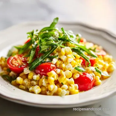 Pioneer Woman Corn Salad Recipe in 15 Minutes Recipe Card