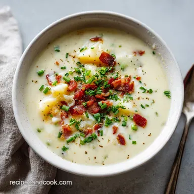 Pioneer Woman Potato Soup Recipe in 45 Minutes Recipe Card