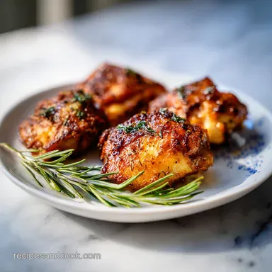 Portuguese Chicken Thighs Recipe for 4 Servings