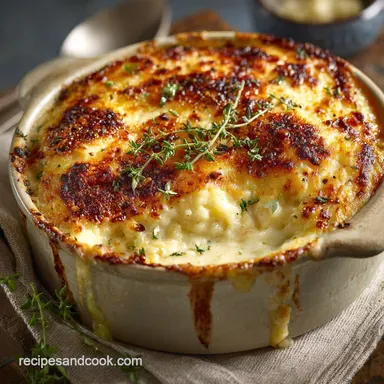 Cheesy Rice: The Ultimate Creamy Baked Gratin Recipe