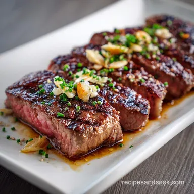 Hibachi Steak: Authentic Steakhouse Sear with Garlic Butter Recipe Card