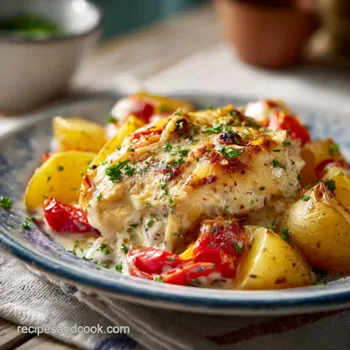 Ranch Chicken and Potato Bake for 6 Servings