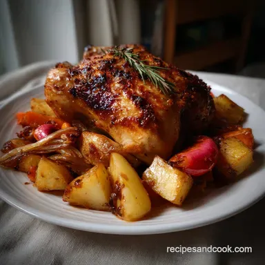 Winter Dinner Recipe with Roasted Chicken