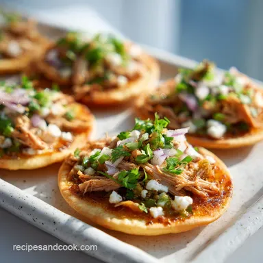 Rotisserie Chicken Tostadas for 4 Servings