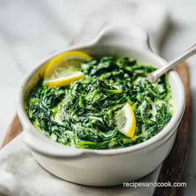 Ruths Chris Creamed Spinach Recipe: A 30 Minute Side Dish