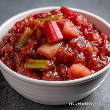 Rhubarb Sauce Recipe: Sweet Tart Perfection in 30 Minutes Recipe Card