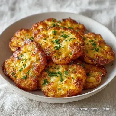 Smashed Roasted Cheesy Potatoes: Crispy Recipe Card