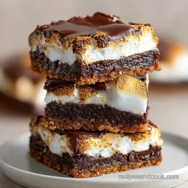Smores Brownie Bars Recipe in 40 Minutes