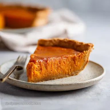 Sweet Potato Pie Recipe: Silky Custard for 8 Servings