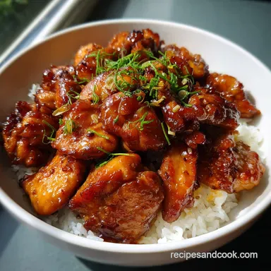 Shoyu Chicken: Hawaiian Sticky Glazed Chicken Recipe Recipe Card