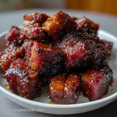 Pork Belly Burnt Ends: Sticky, Smoky Smoker Recipe (BBQ Gold) Recipe Card