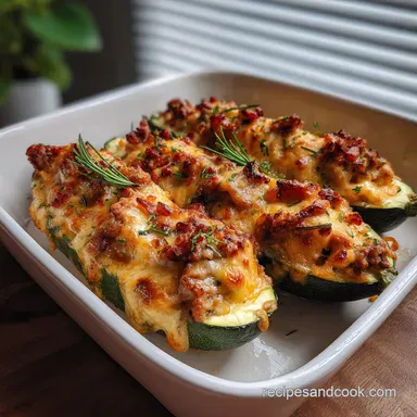 Zucchini Boats: 35-Minute Ground Beef Recipe