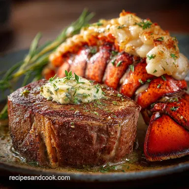 Surf and Turf: Showstopper Fillet and Lobster with Compound Butter Recipe Card