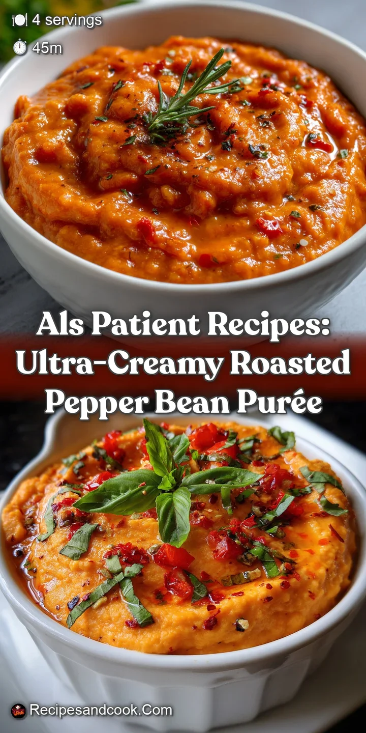 ALS Patient Recipes: Ultra-Creamy Roasted Pepper Bean Pur&eacute;e