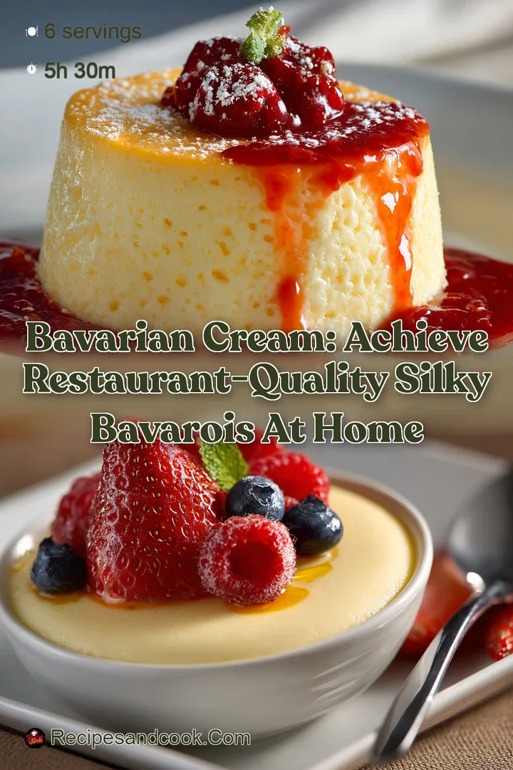 Bavarian Cream: Achieve Restaurant-Quality Silky Bavarois at Home