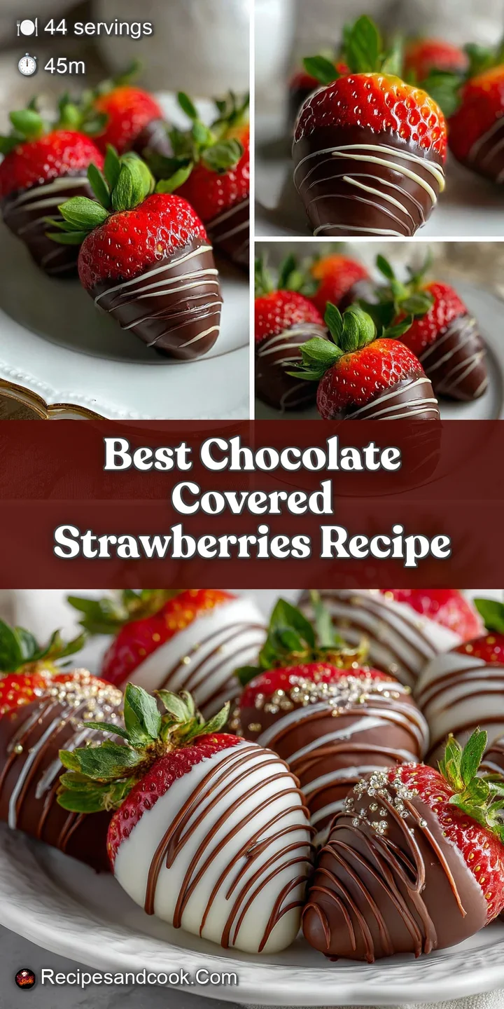 Close-up of a plump, juicy strawberry enrobed in glistening, dark chocolate, highlighting the sweet, decadent indulgence o...