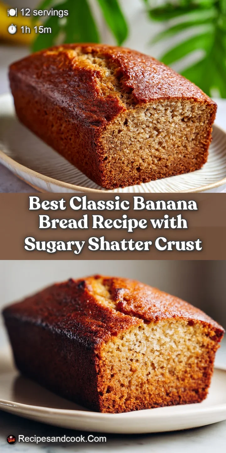 Close-up captures the moist crumb of banana bread. Hints of cinnamon & browning edges promise a flavorful bite.