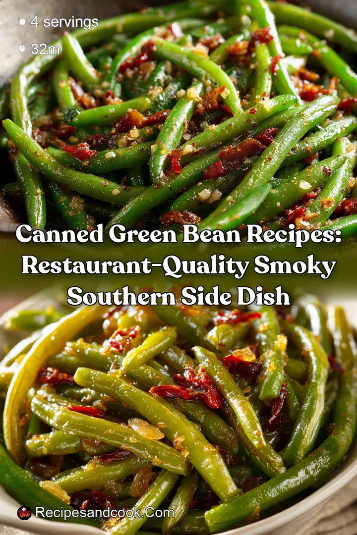 Canned Green Bean Recipes: Restaurant-Quality Smoky Southern Side Dish