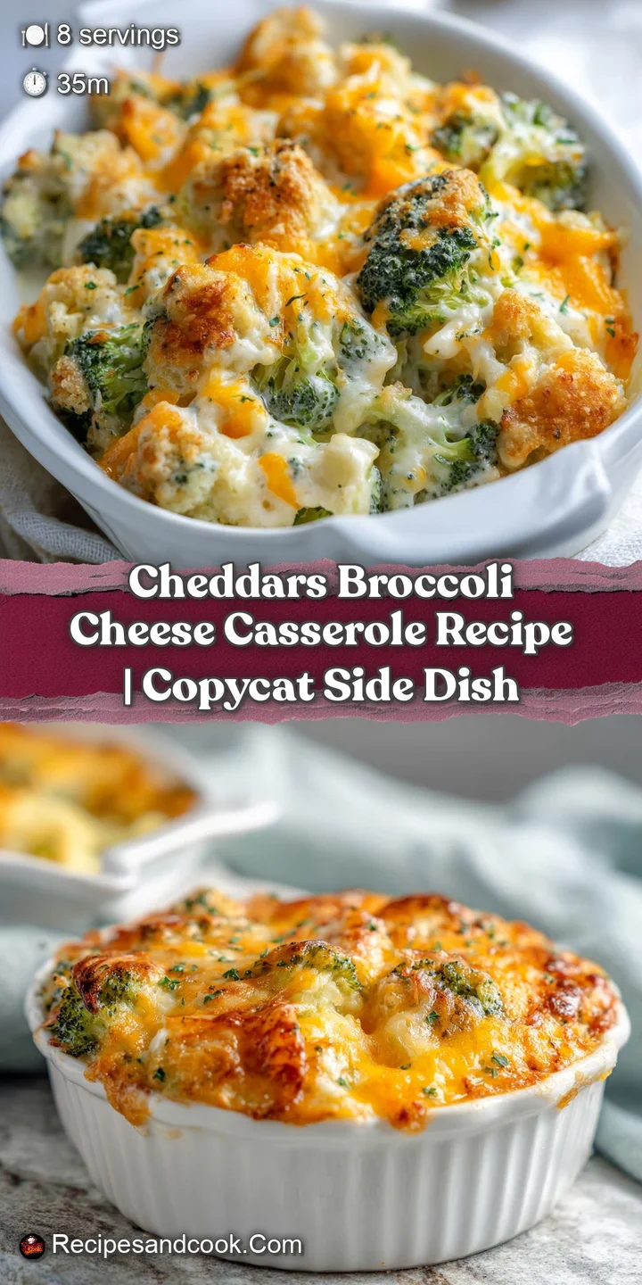 Close-up of a rich, cheesy broccoli casserole with visible strands of melted cheddar and vibrant green florets.