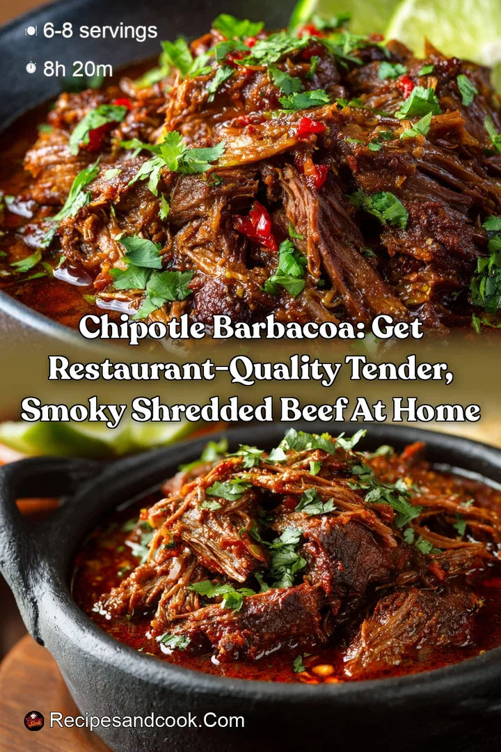 Chipotle Barbacoa: Get Restaurant-Quality Tender Smoky Shredded Beef at Home