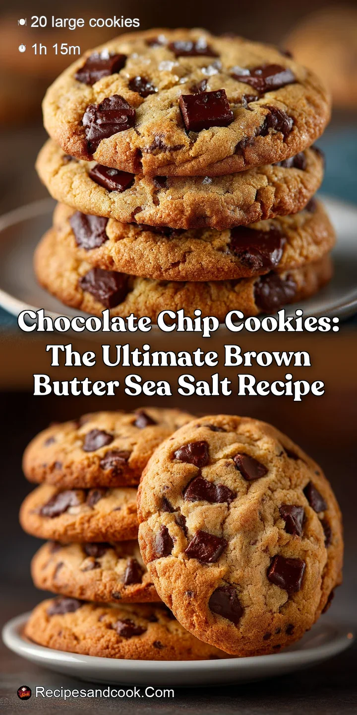 Chocolate Chip Cookies: The Ultimate Brown Butter Sea Salt Recipe