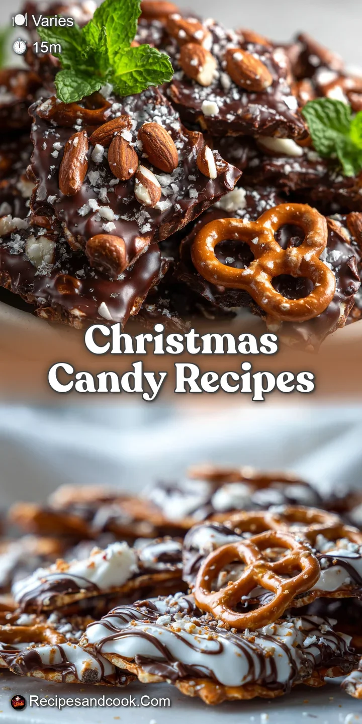 Close-up of a decadent chocolate peppermint dessert bar with layers of textures and a glossy, inviting sheen, festive dess...