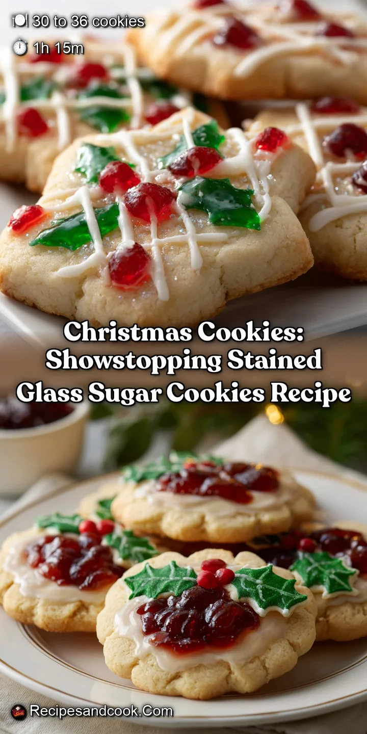 Christmas Cookies: Showstopping Stained Glass Sugar Cookies Recipe