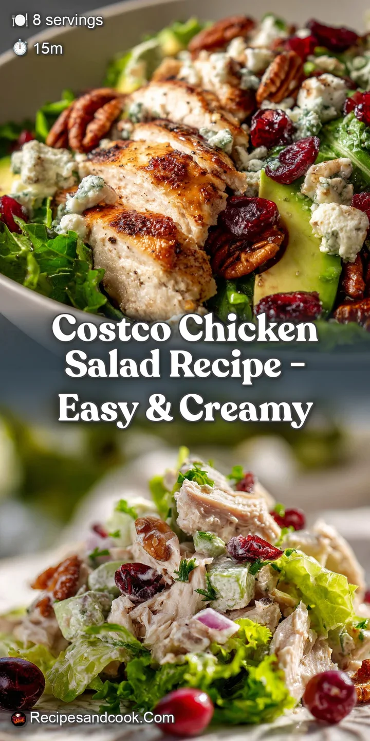 Close-up: Chunks of juicy chicken, crisp celery, and creamy dressing create an inviting texture in this tempting chicken s...