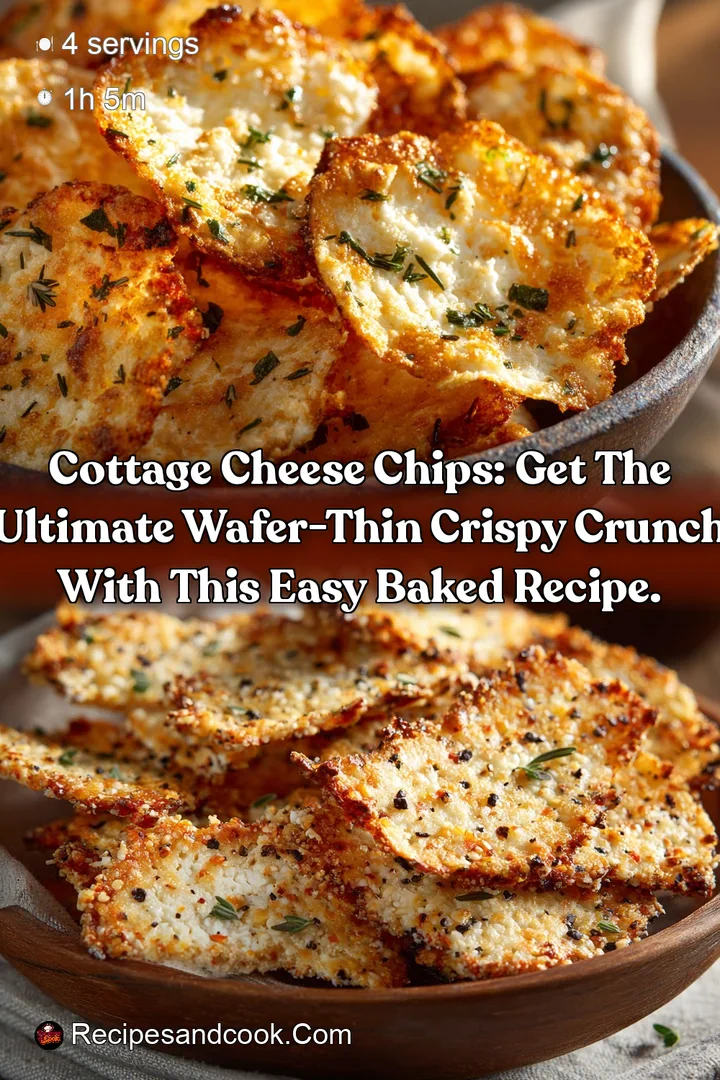 Cottage Cheese Chips: Get the ultimate wafer-thin crispy crunch with this easy baked recipe.