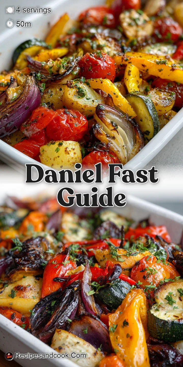 Close-up of glistening, tender roasted vegetables: deep green broccoli florets, bright red pepper, and caramelized onions,...