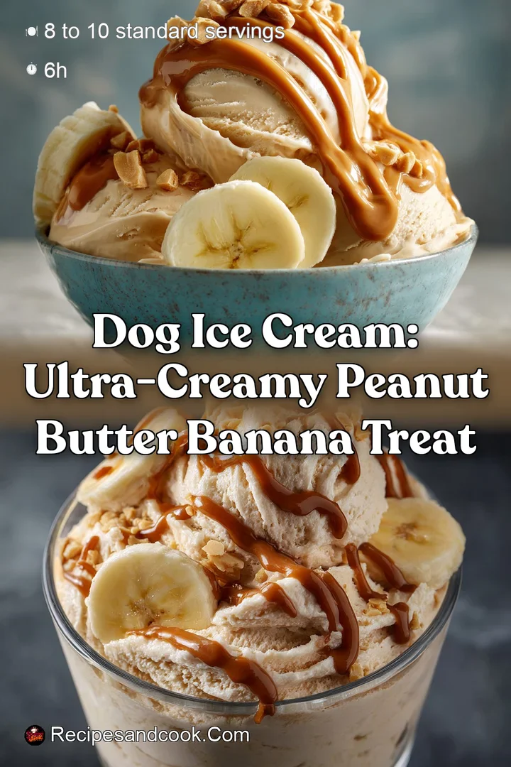 Dog Ice Cream: Ultra-Creamy Peanut Butter Banana Treat
