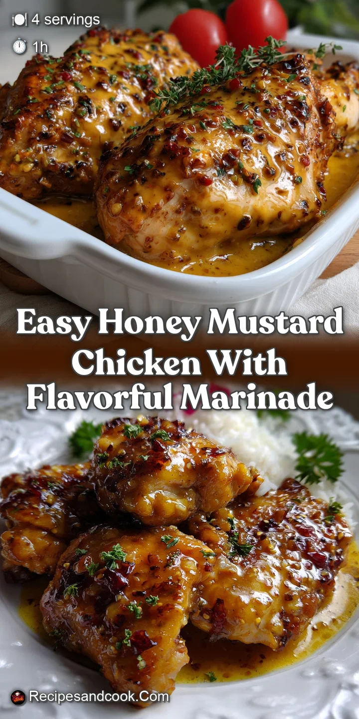 Easy Honey Mustard Chicken with Flavorful Marinade