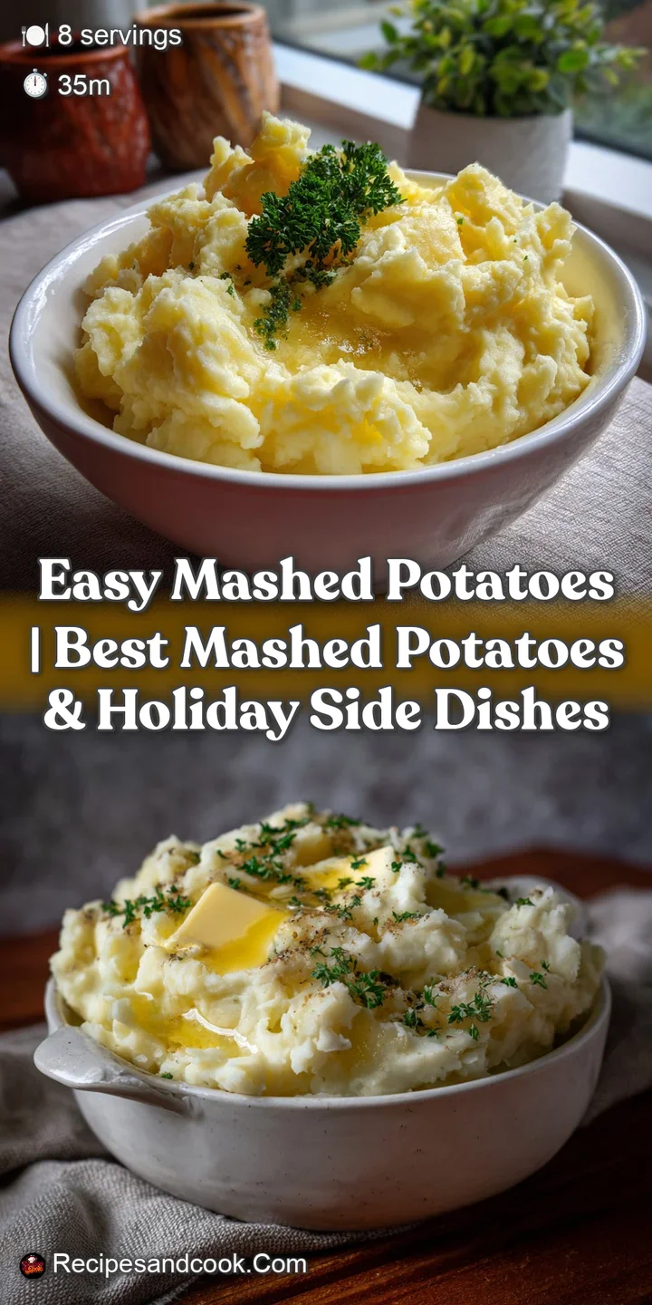Easy Mashed Potatoes | Best Mashed Potatoes & Holiday Side Dishes