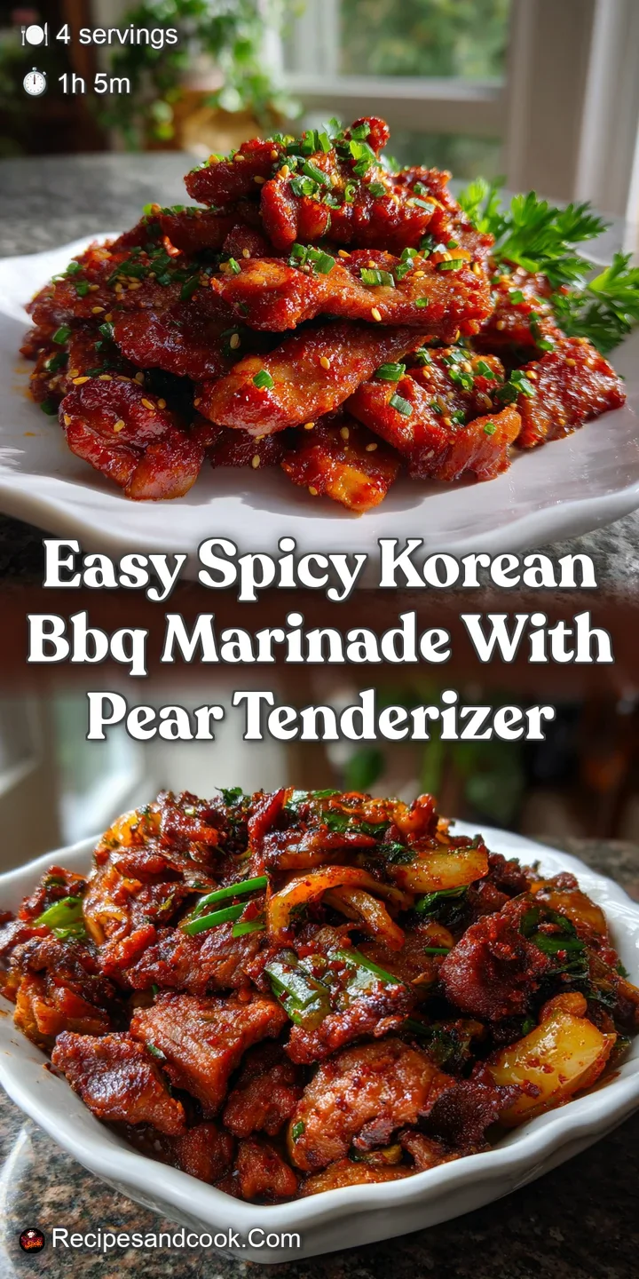 Close-up of crispy pork belly glistens with a fiery glaze. Deep red hues, visible crackling, and a hint of steam create an...