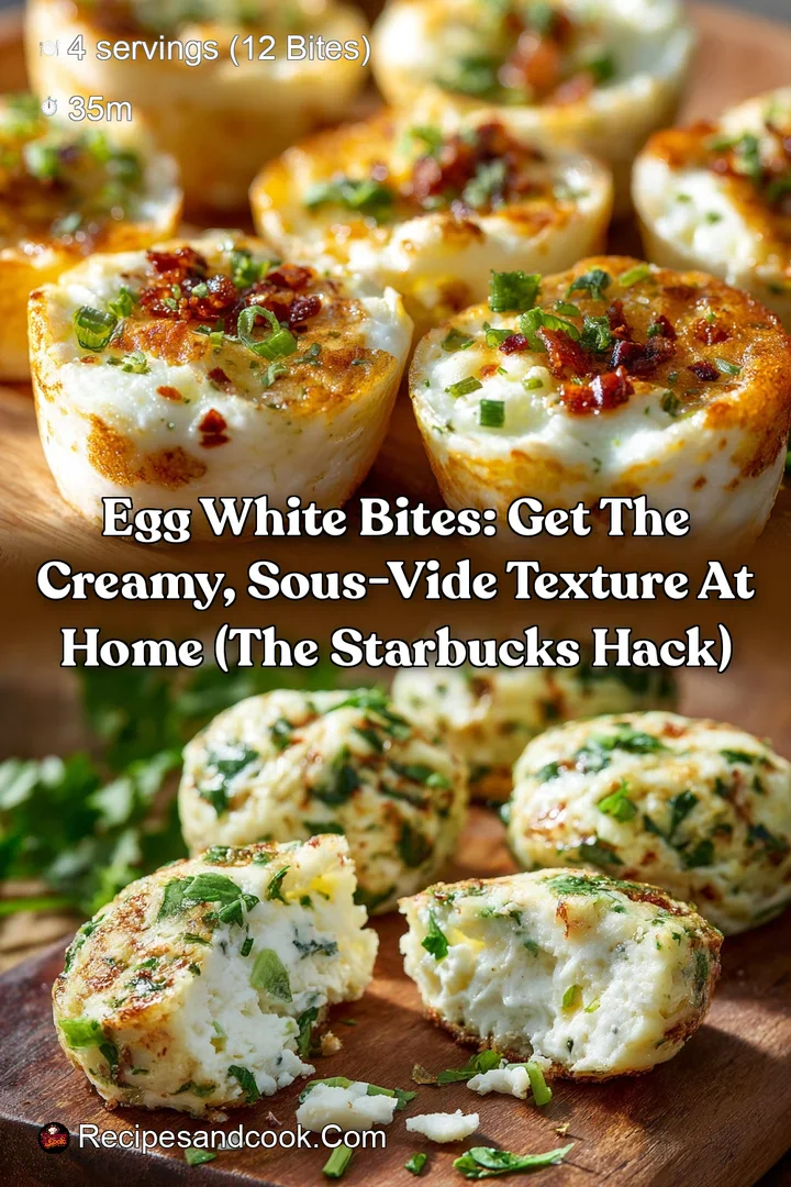 Egg White Bites: Get the Creamy  Sous-Vide Texture at Home (The Starbucks Hack)