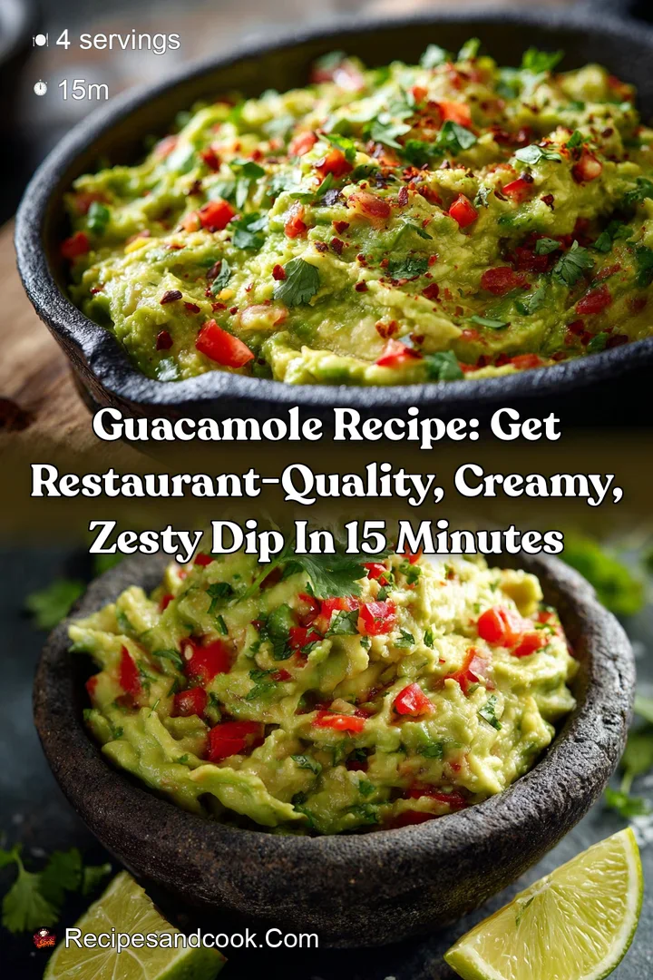 Guacamole Recipe: Get Restaurant-Quality Creamy Zesty Dip in 15 Minutes