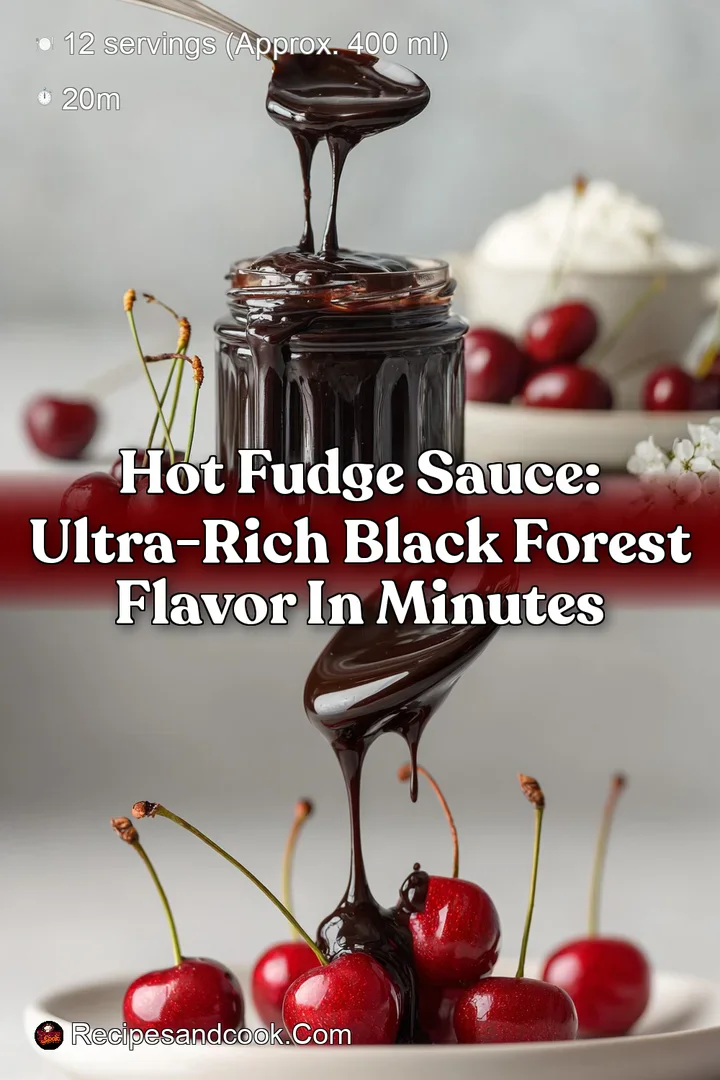 Hot Fudge Sauce: Ultra-Rich Black Forest Flavor in Minutes